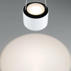 Paulmann URail LED-riippuvalaisin Aldan, signaalivalkoinen, 3 000 K