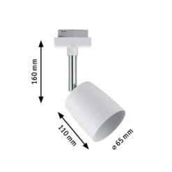 Paulmann URail Spot Cover, valkoinen, GU10