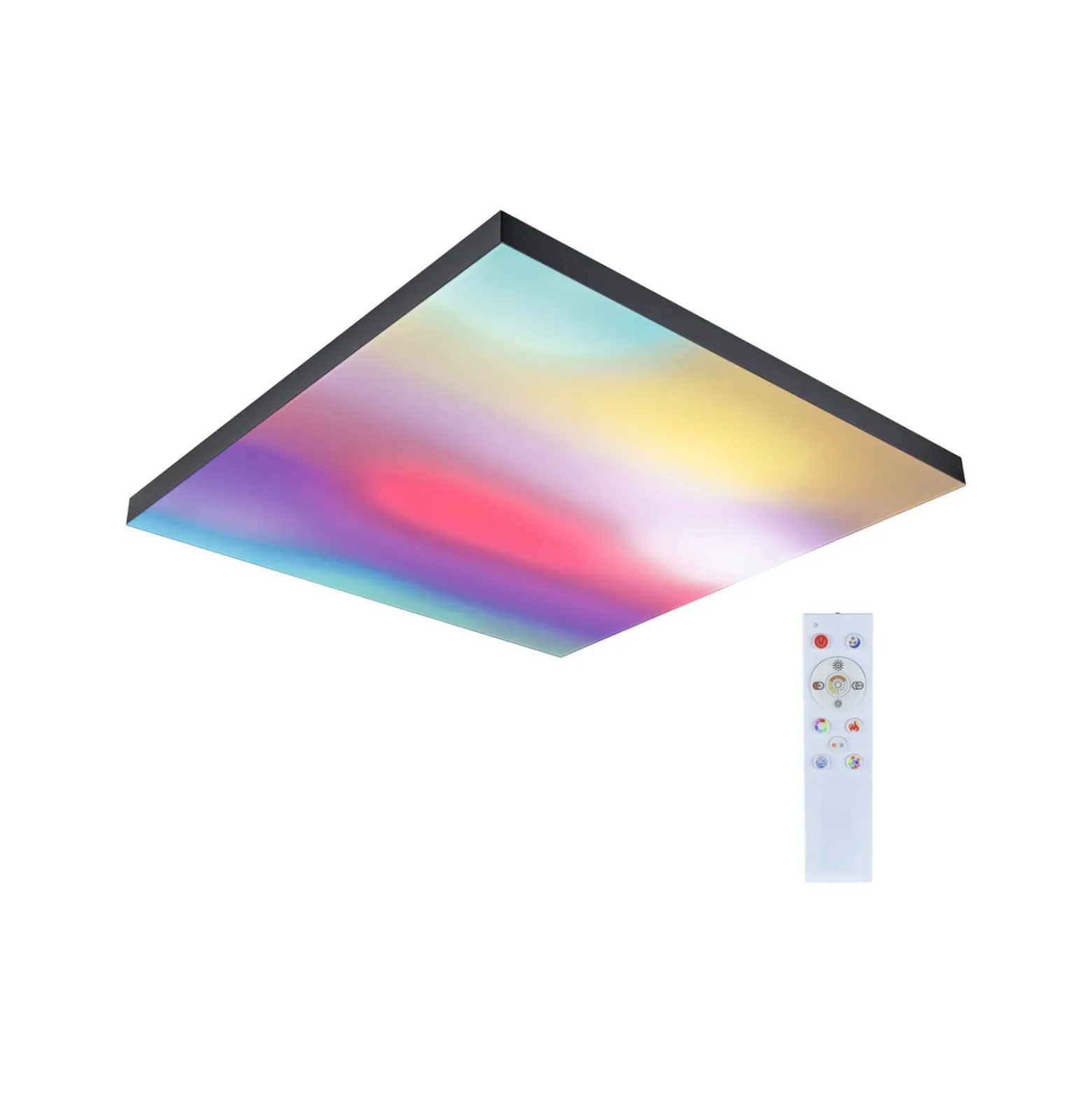 Paulmann Velora Rainbow paneeli 60x60cm musta RGBW