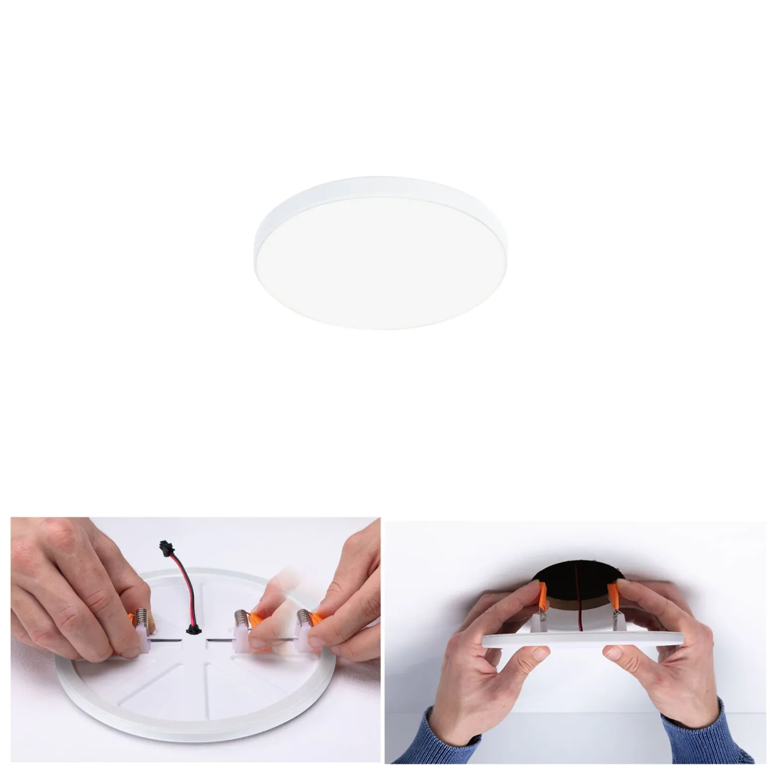 Paulmann Veluna Edge LED upotettava IP44 4000K Ø 9cm Ø 9cm