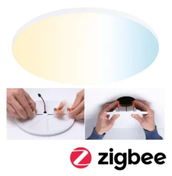 Paulmann Veluna Edge ZigBee CCT pyöreä Ø 20cm