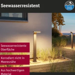 Paulmann Zenera -LED-pylväsvalo antrasiitti 2200K