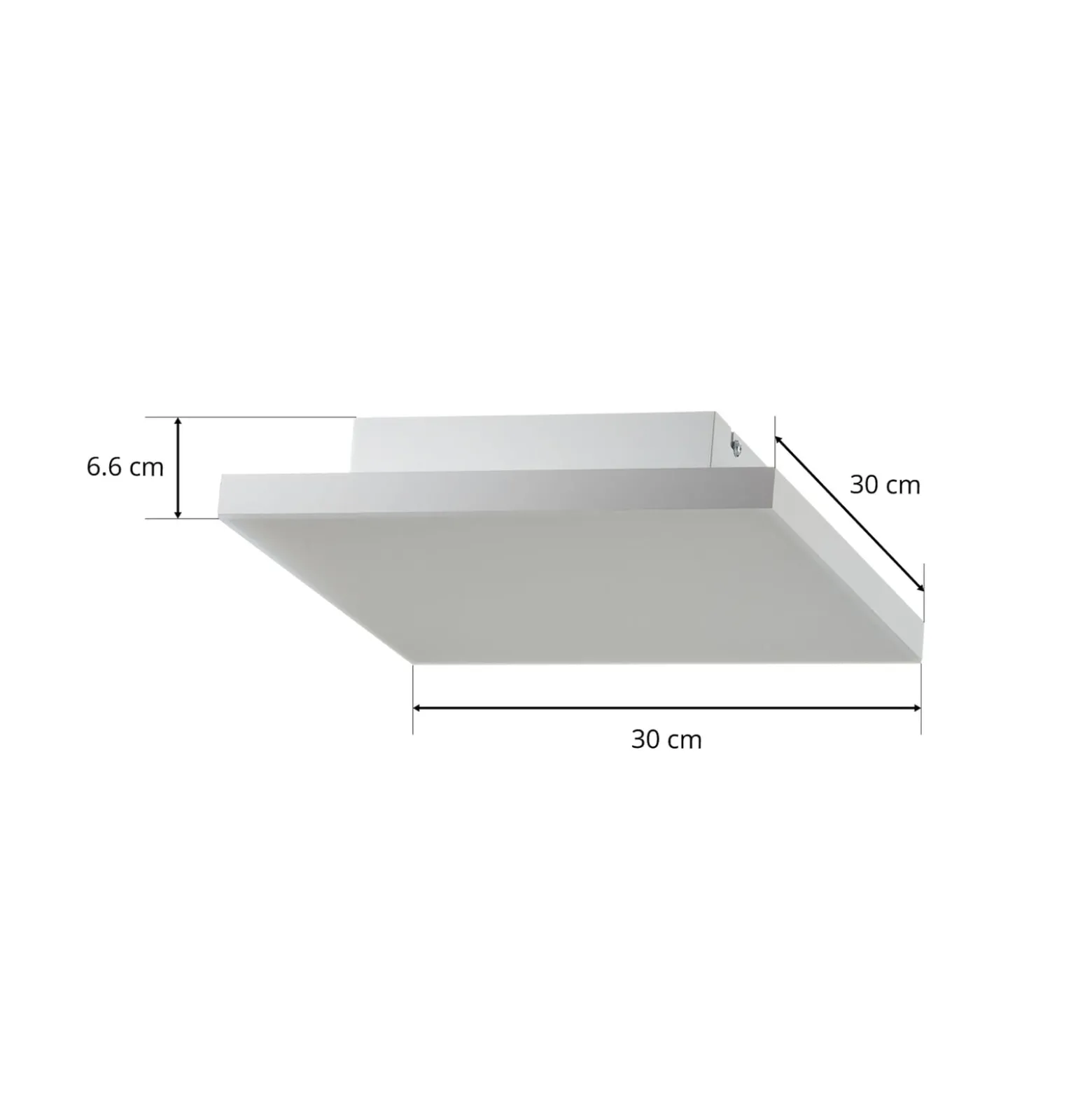Paul Neuhaus Frameless kattovalaisin CCT 30x30 cm