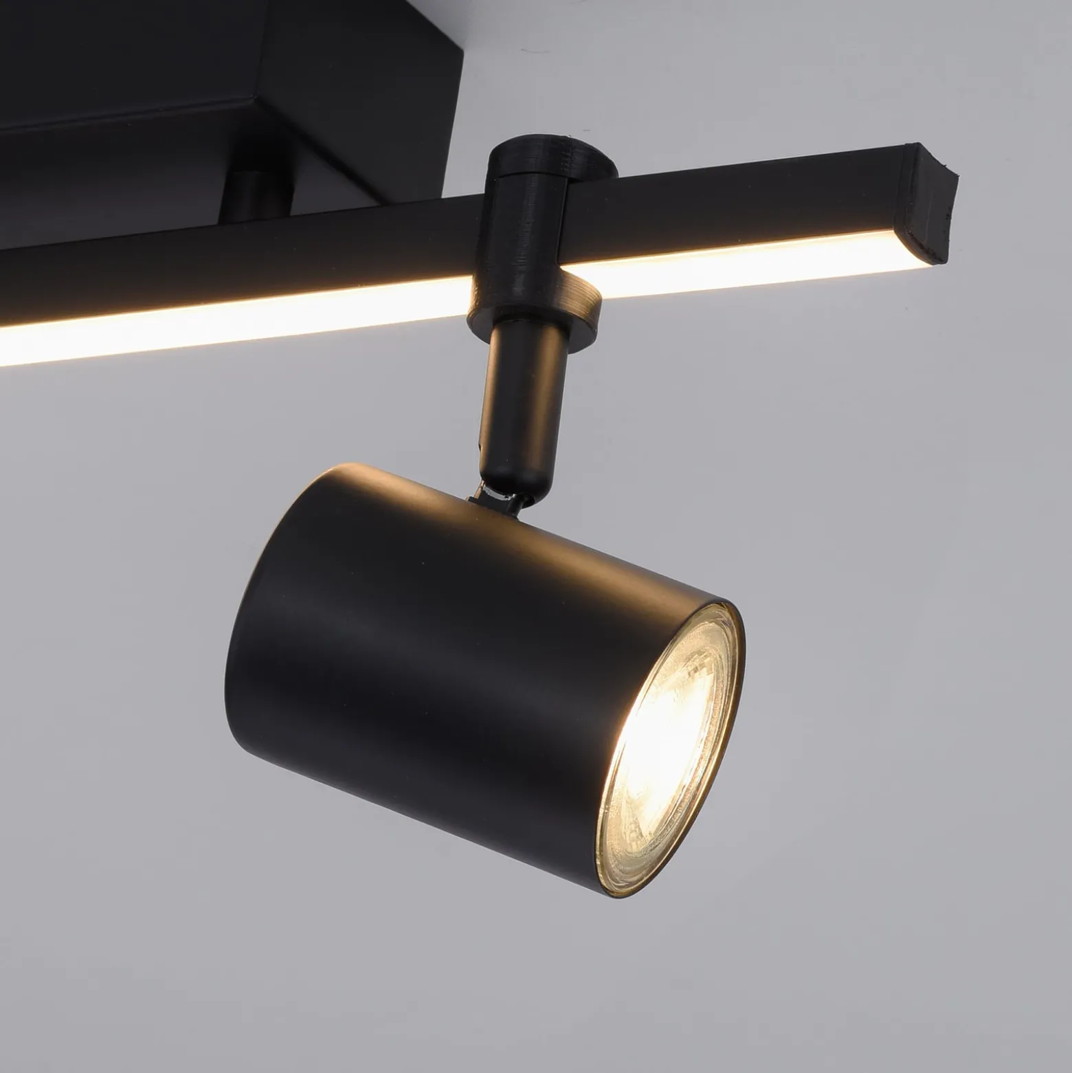 Paul Neuhaus LED-kattovalaisin Barik, 40 cm, säädettävä