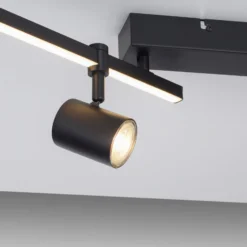 Paul Neuhaus LED-kattovalaisin Barik, 120 cm, säädettävä