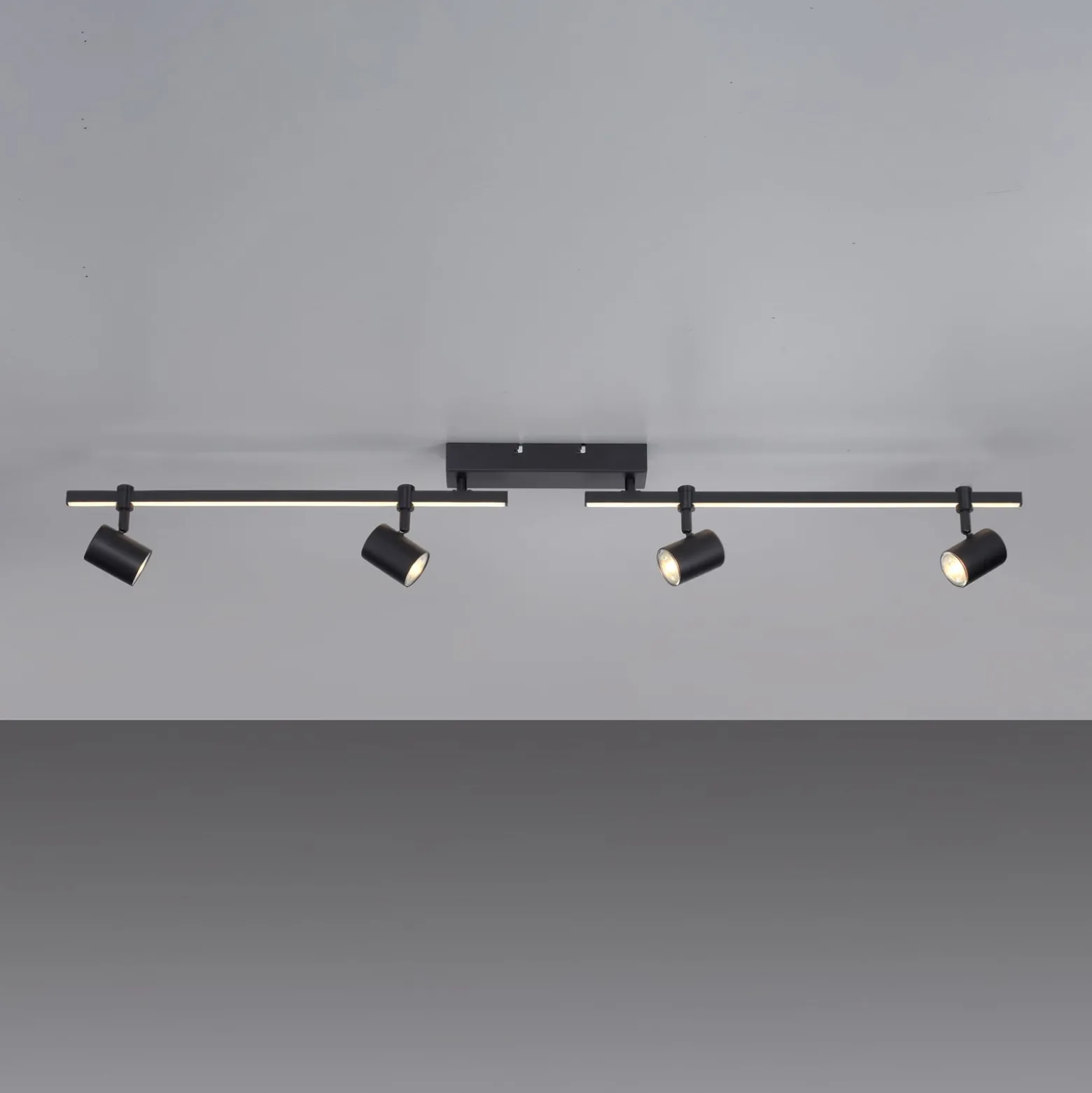 Paul Neuhaus LED-kattovalaisin Barik, 120 cm, säädettävä