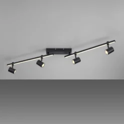Paul Neuhaus LED-kattovalaisin Barik, 120 cm, säädettävä