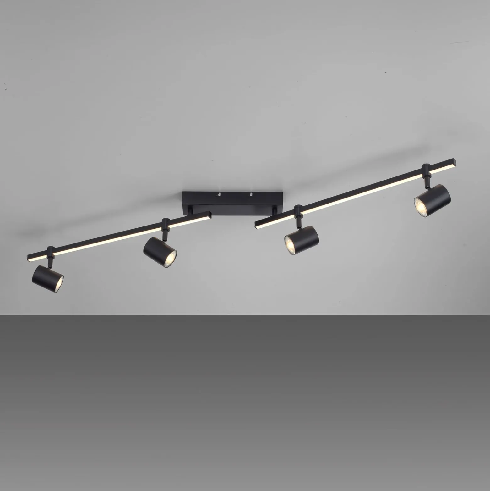 Paul Neuhaus LED-kattovalaisin Barik, 120 cm, säädettävä