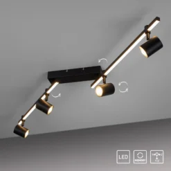 Paul Neuhaus LED-kattovalaisin Barik, 120 cm, säädettävä