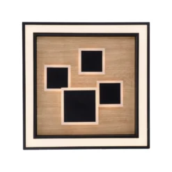 Paul Neuhaus LED-kattovalaisin Eliza, öljyttyä tammea, 48 x 48 cm