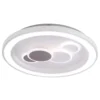 Paul Neuhaus LED-kattovalaisin Eliza, valkoinen, metalli, Ø 60 cm