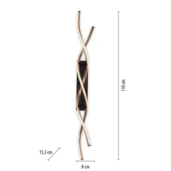 Paul Neuhaus LED-kattovalaisin Polina, 2-valo, kultainen, himmennettävä