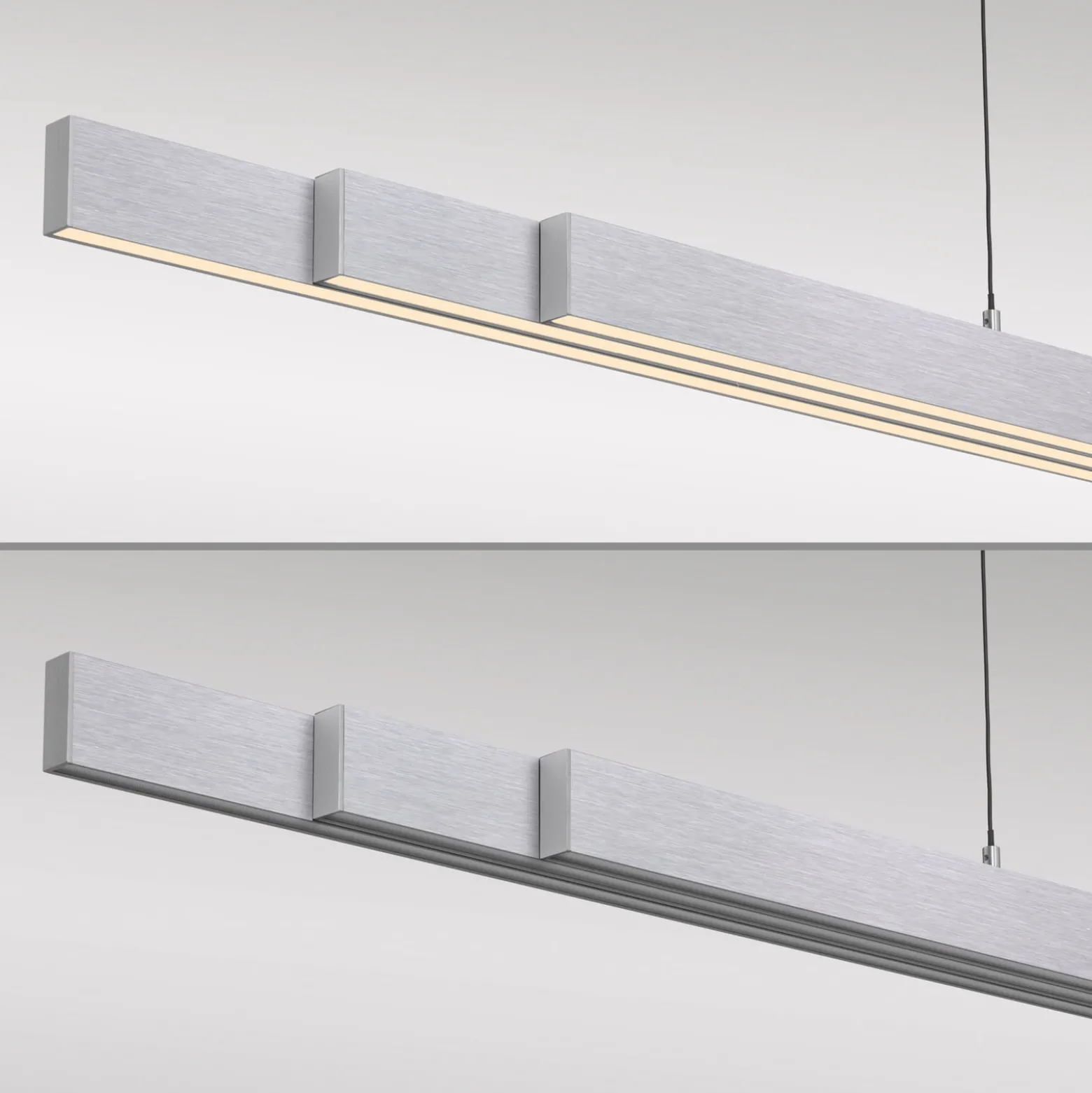 Paul Neuhaus LED-riippuvalaisin Adriana Comfort Lift, alumiini, CCT