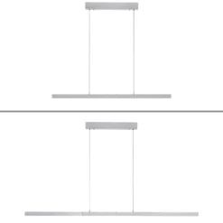 Paul Neuhaus LED-riippuvalaisin Adriana Comfort Lift, alumiini, CCT