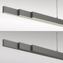 Paul Neuhaus LED-riippuvalaisin Adriana Comfort Lift, harmaa, CCT