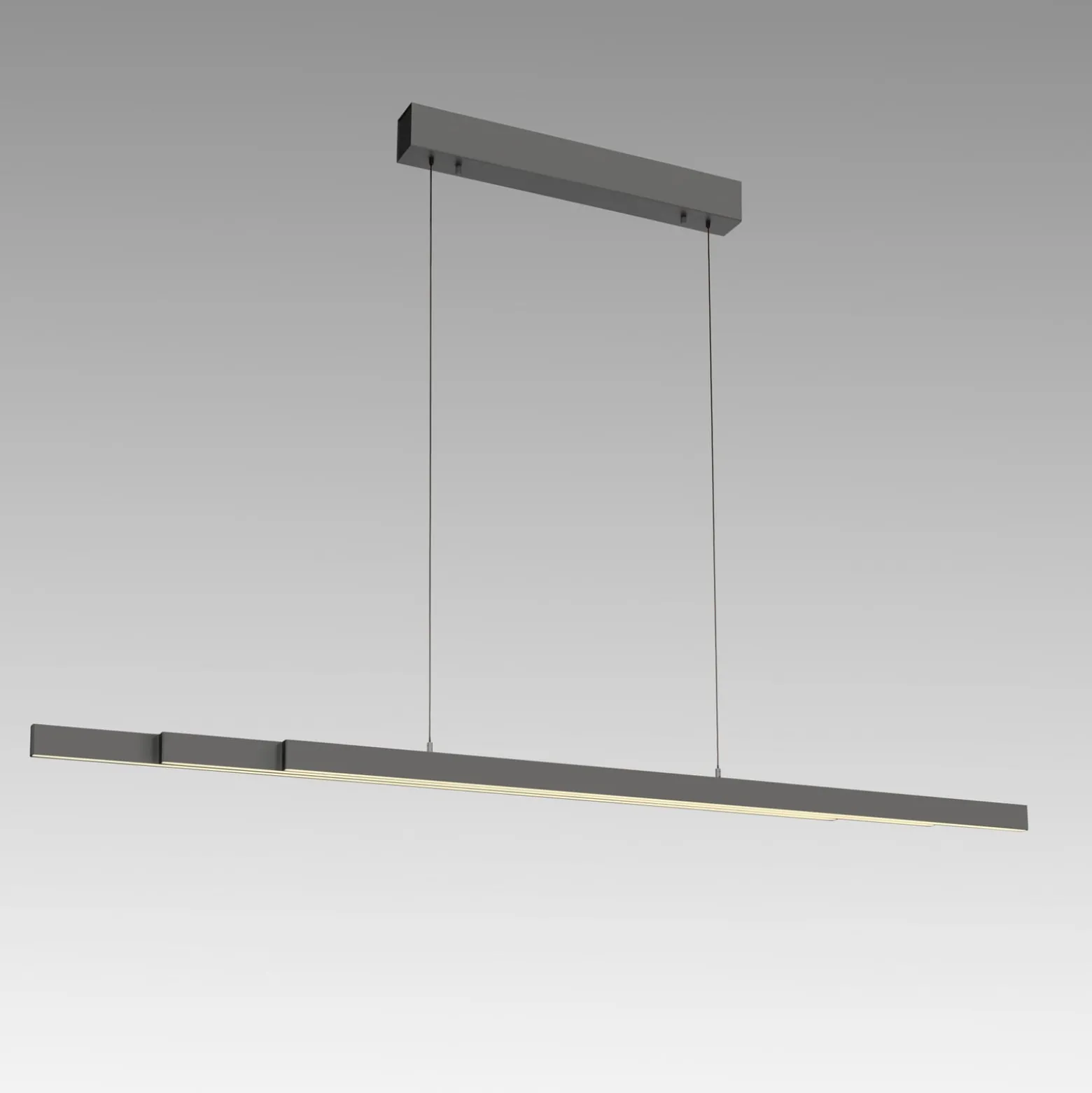 Paul Neuhaus LED-riippuvalaisin Adriana Comfort Lift, harmaa, CCT