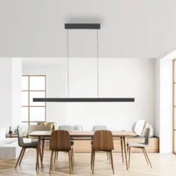 Paul Neuhaus LED-riippuvalaisin Adriana Square, harmaa, ylös/alas