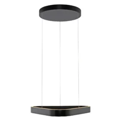 Paul Neuhaus LED-riippuvalaisin Q-Stretto, musta, 60 cm