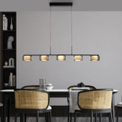 Paul Neuhaus LED-riippuvalaisin Rika, 119 cm, lasi, himmennettävä