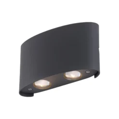 Paul Neuhaus LED-ulkoseinävalaisin Carlo, 13 cm, musta