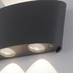 Paul Neuhaus LED-ulkoseinävalaisin Carlo, 13 cm, musta