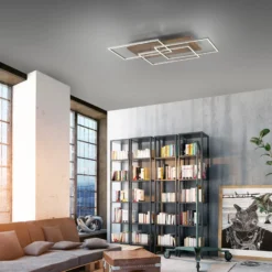 Paul Neuhaus Palma -LED-kattovalaisin, CCT, kehys