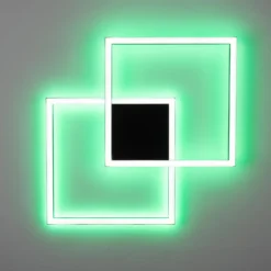 Paul Neuhaus Q-MARKO -LED-kattovalo 2x, kulmikas