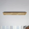 Paul Neuhaus Smart LED kattovalaisin Q-Acoustic puu 115 x 31cm