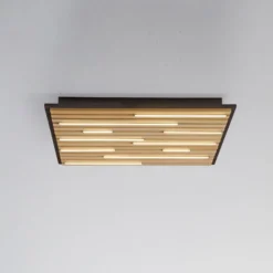 Paul Neuhaus Smart LED kattovalaisin Q-Acoustic puu 62 x 62 cm 62 x 62 cm