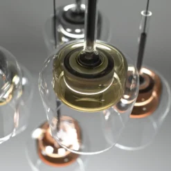 Paul Neuhaus Smart LED-riippuvalaisin Q-Kon monivärinen 6-valo 6 valoa
