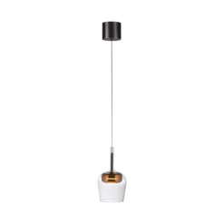 Paul Neuhaus Smart LED-ripustusvalaisin Q-Kon kuparin värinen Ø 21 cm