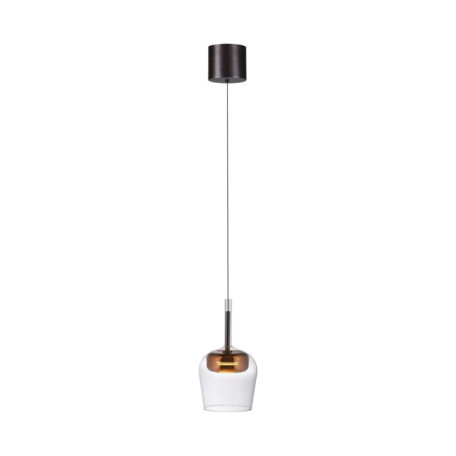 Paul Neuhaus Smart LED-ripustusvalaisin Q-Kon kuparin värinen Ø 21 cm