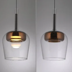 Paul Neuhaus Smart LED-ripustusvalaisin Q-Kon kuparin värinen Ø 21 cm