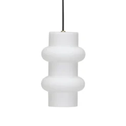Pilule Double -riippuvalo, mattavalkoinen, Ø 15 cm, lasi