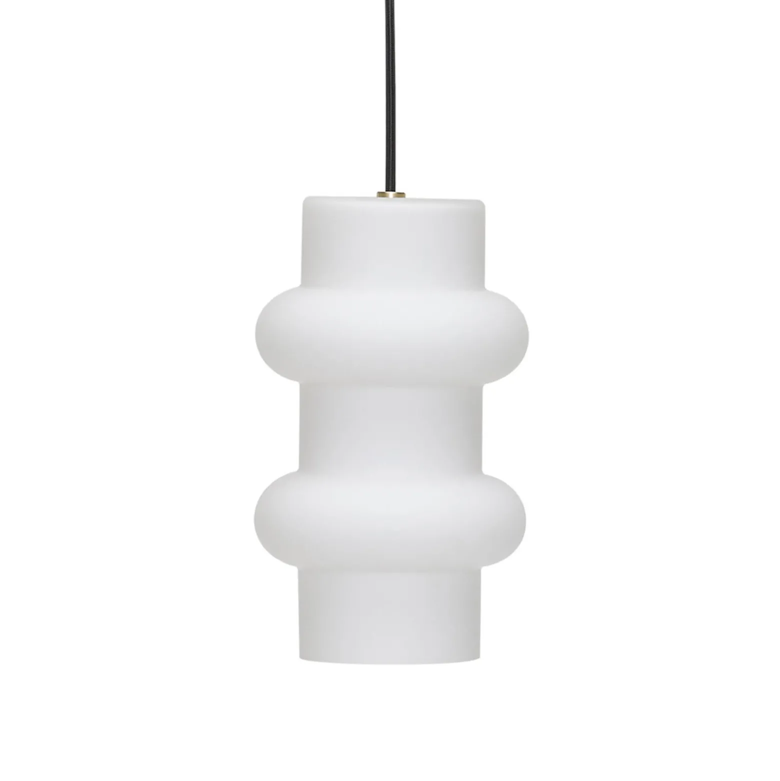 Pilule Double -riippuvalo, mattavalkoinen, Ø 15 cm, lasi