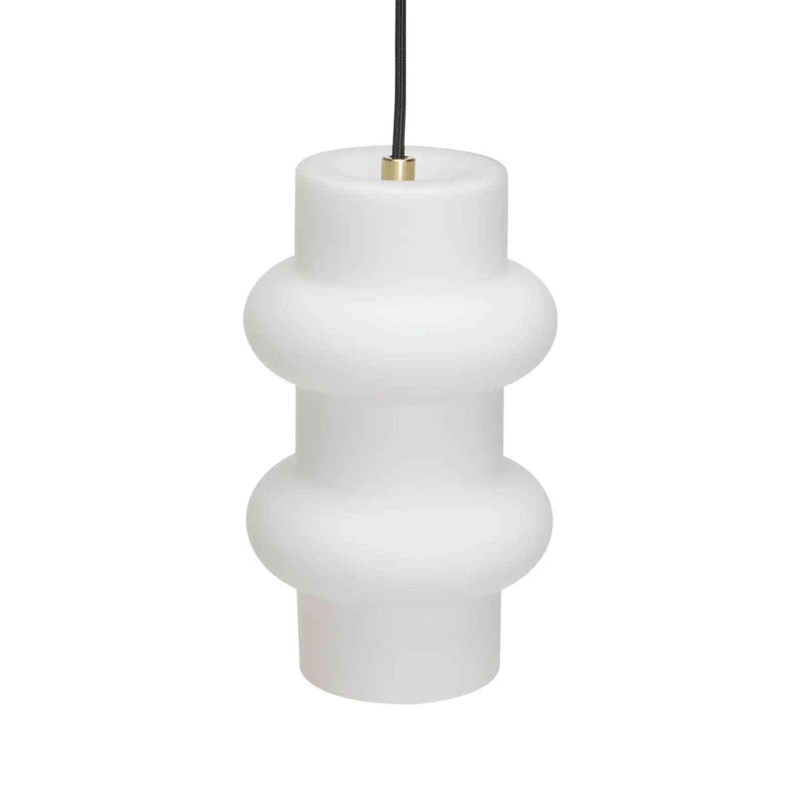 Pilule Double -riippuvalo, mattavalkoinen, Ø 15 cm, lasi