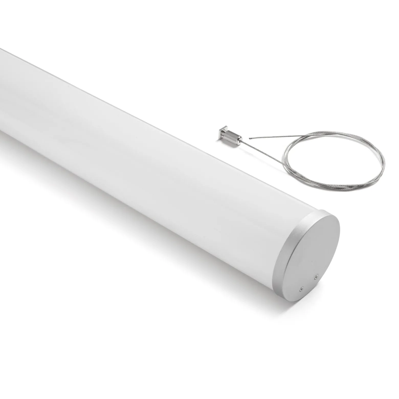 Pirgos LED-riippuvalaisin, 200 cm pitkä, himmennettävä, valkoinen