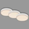 Plat-LED-uppokohdevalo, valkoinen, 3 kpl, 3 000 K