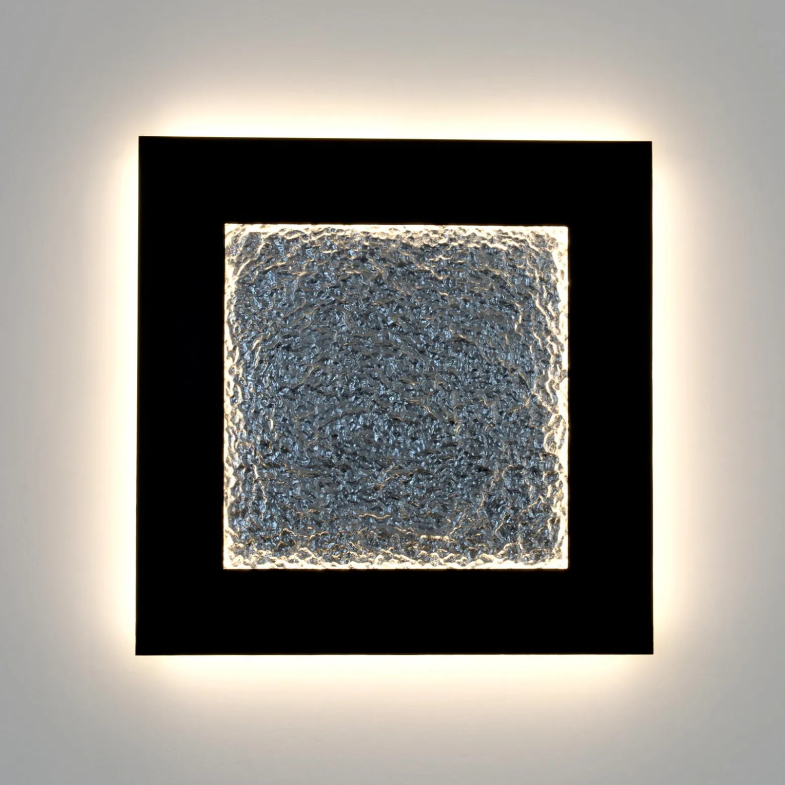 Plenilunio Eclipse LED-seinävalaisin, ruskea/hopeanvärinen, 80 cm