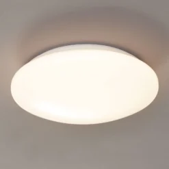 Pollux LED-kattovalaisin, Ø 27 cm, muovia, liiketunnistin