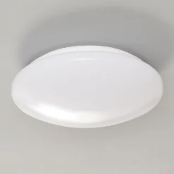 Pollux LED-kattovalaisin, Ø 27 cm, muovia, liiketunnistin