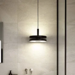 Prandina Machine S3 -LED-riippuvalo up/down musta