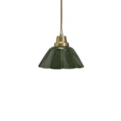 PR Home Ester -riippuvalaisin, vihreä, halkaisija 17 cm, rauta, pistoke