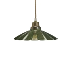 PR Home Ester -riippuvalaisin, vihreä, halkaisija 24 cm, rauta, pistoke