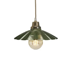 PR Home Ester -riippuvalaisin, vihreä, halkaisija 24 cm, rauta, pistoke