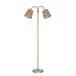PR Home lattiavalaisin Amy Cia Theo, värillinen/messinki, 150 cm, 2-valo.