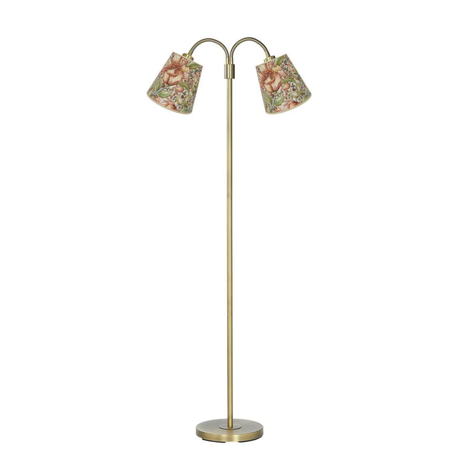 PR Home lattiavalaisin Amy Cia Theo, värillinen/messinki, 150 cm, 2-valo.