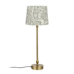 PR Home pöytävalaisin Liam Sofia Eldertree, vihreä/messinki, 55 cm