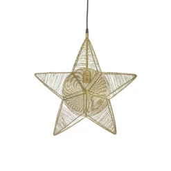 PR Home Rigel -koristetähti metallia Ø50 cm creme