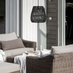 PR Home Saigon ulkovalaisin musta Ø38cm kaapeli 2,5m